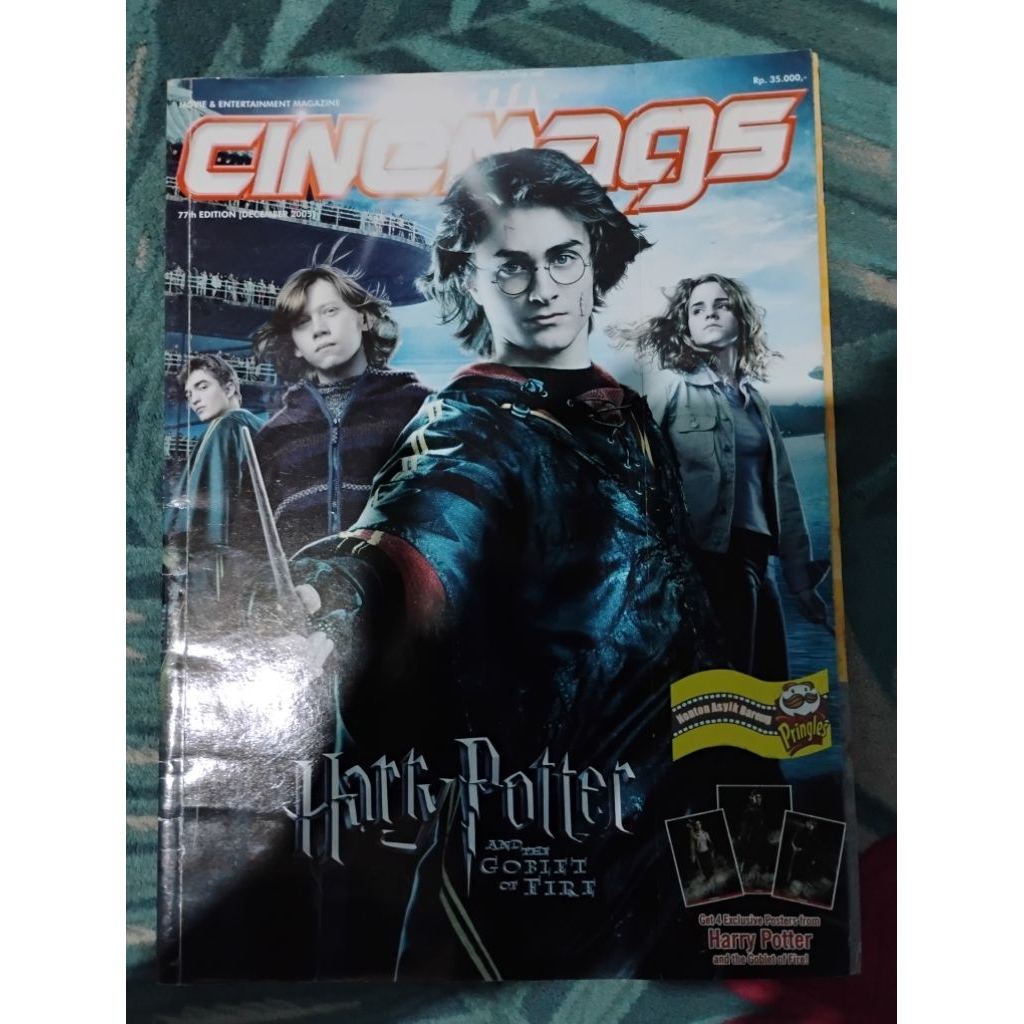 Majalah Cinemags Harry Potter And The Goblin of Fire Desember 2005