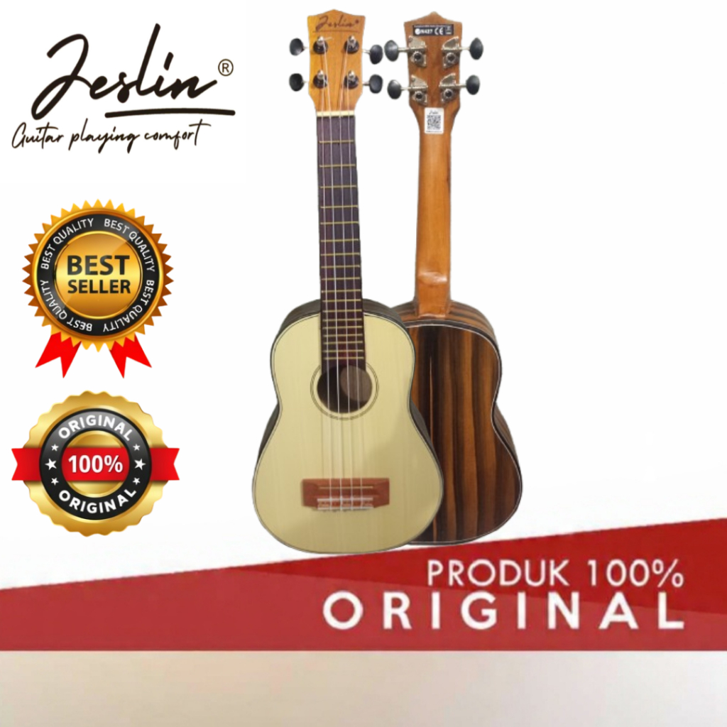Ukulele Senar 4 Ukulele Concert Original JESLIN JS-UK23 NA/NS/NH