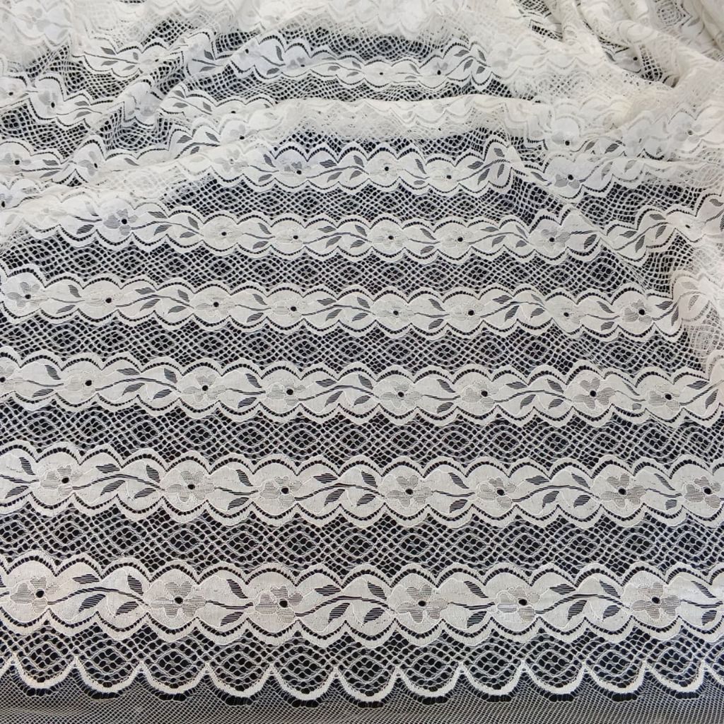 kain brokat premium mewah [BW/0,5meter] - kain brokat katun motif cantik - kain brokat katun meteran
