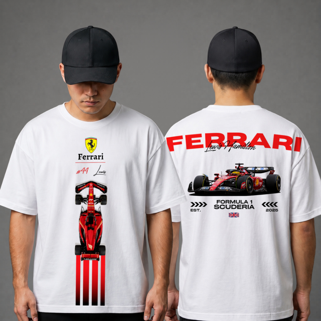 F1 Kaos Tshirt Oversize Reguler Boxy Sleeveless Long Sleeve Unisex - VELNOR