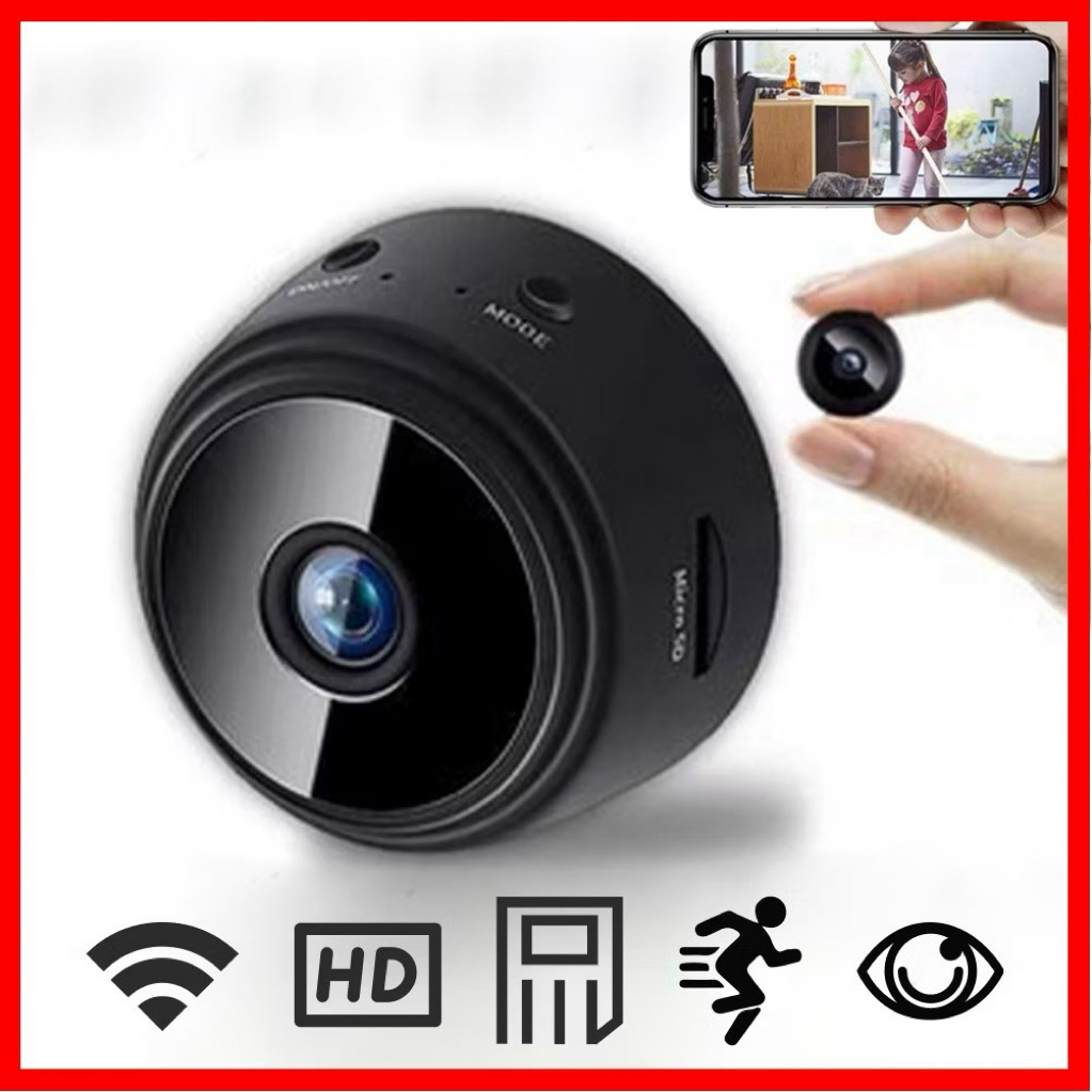 A9 Mini CCTV aman HD kamera cctv murah sambung ke hp selamat cameras WiFi nirkabel BT wireless-BELL