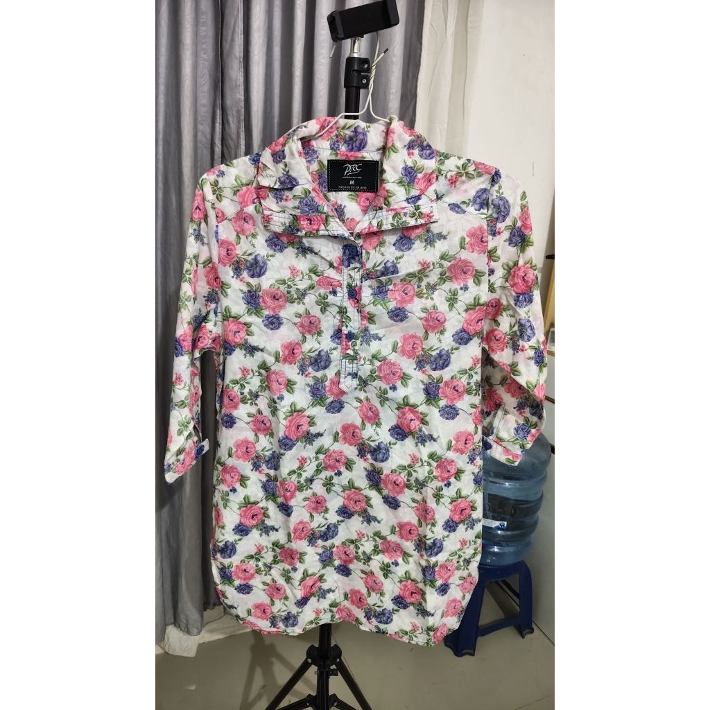 blouse wanita bunga prc