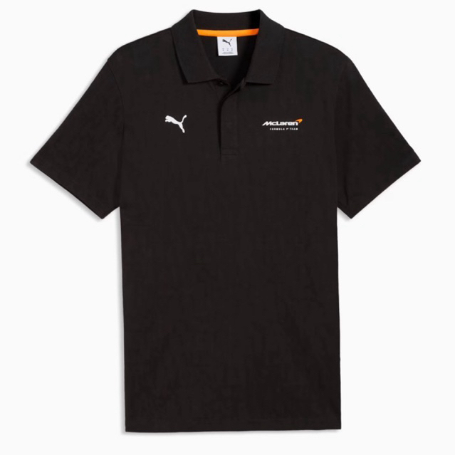 Puma Polo Shirt McLaren Official Racing F1 Formula 1 Team Hitam Untuk Pria Original Puma x Mclaren