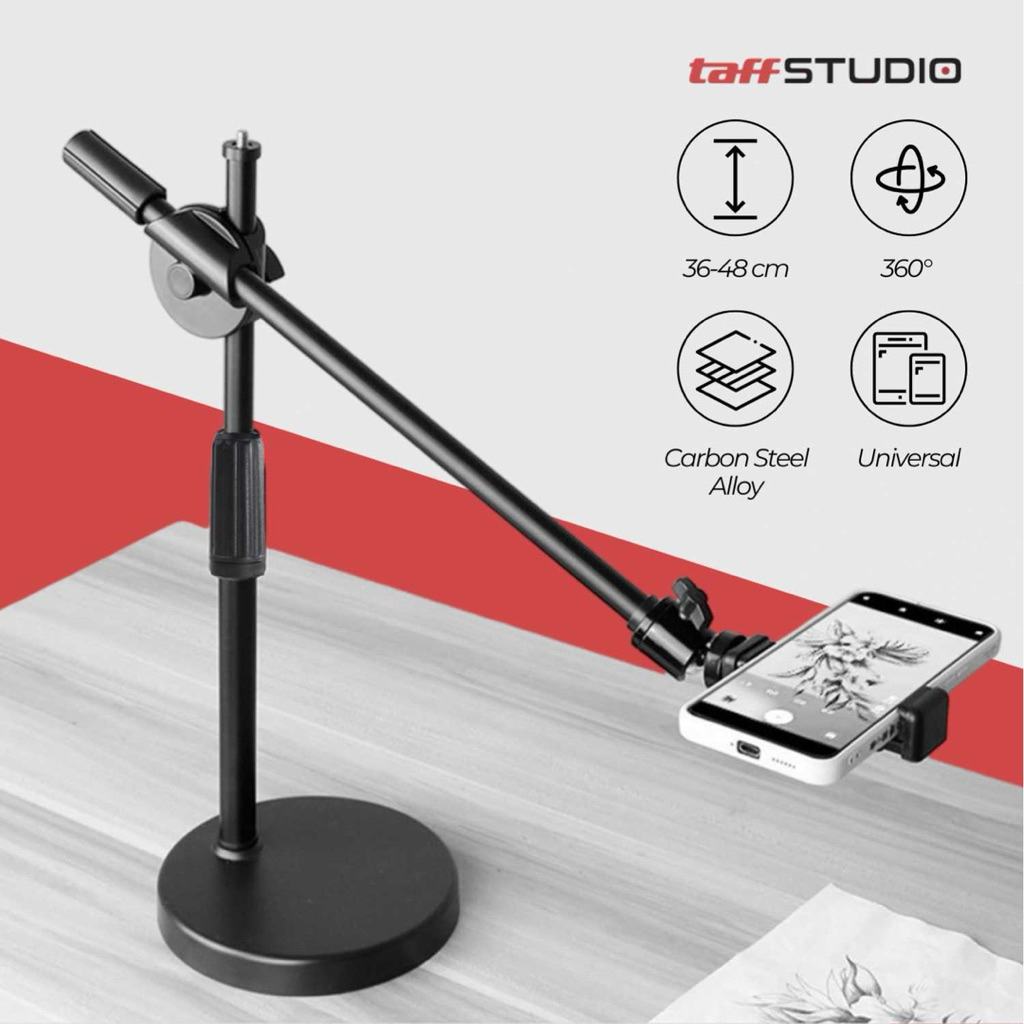 Dudukan HP Stand Holder Unboxing YT Review Foto Produk Jualan