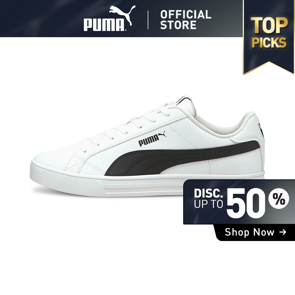 PUMA Sepatu Training Unisex Smash Vulcanised V3 Low