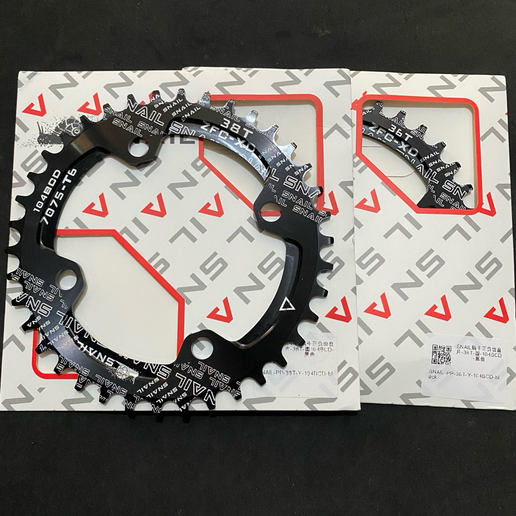 Chainring Depan Single 38T Narrow Wide BCD 104