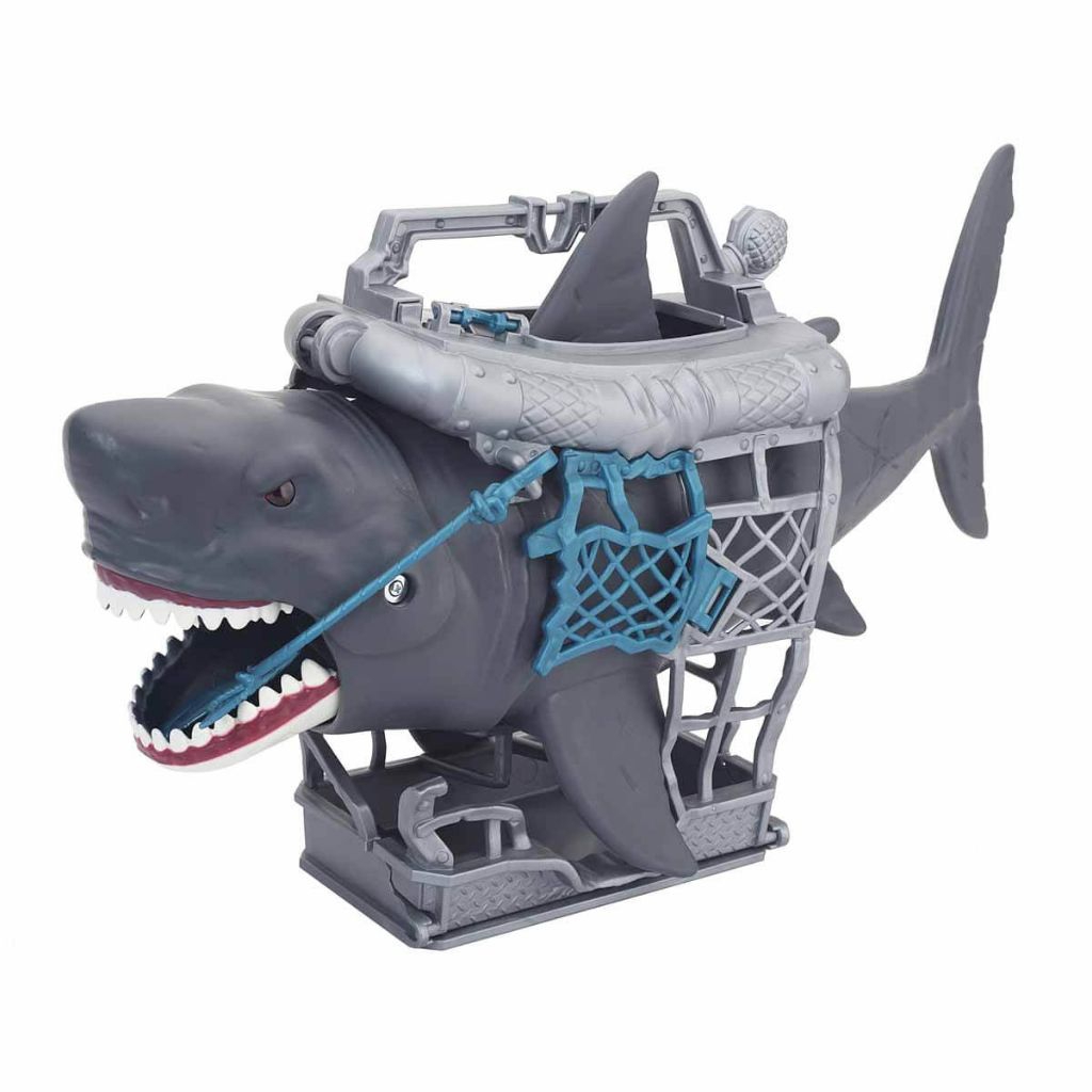Figure Mega Shark Megalodon Toys Mainan Ikan Hiu Ocean Miniature Set with Light & Move Cruzer Dinos 