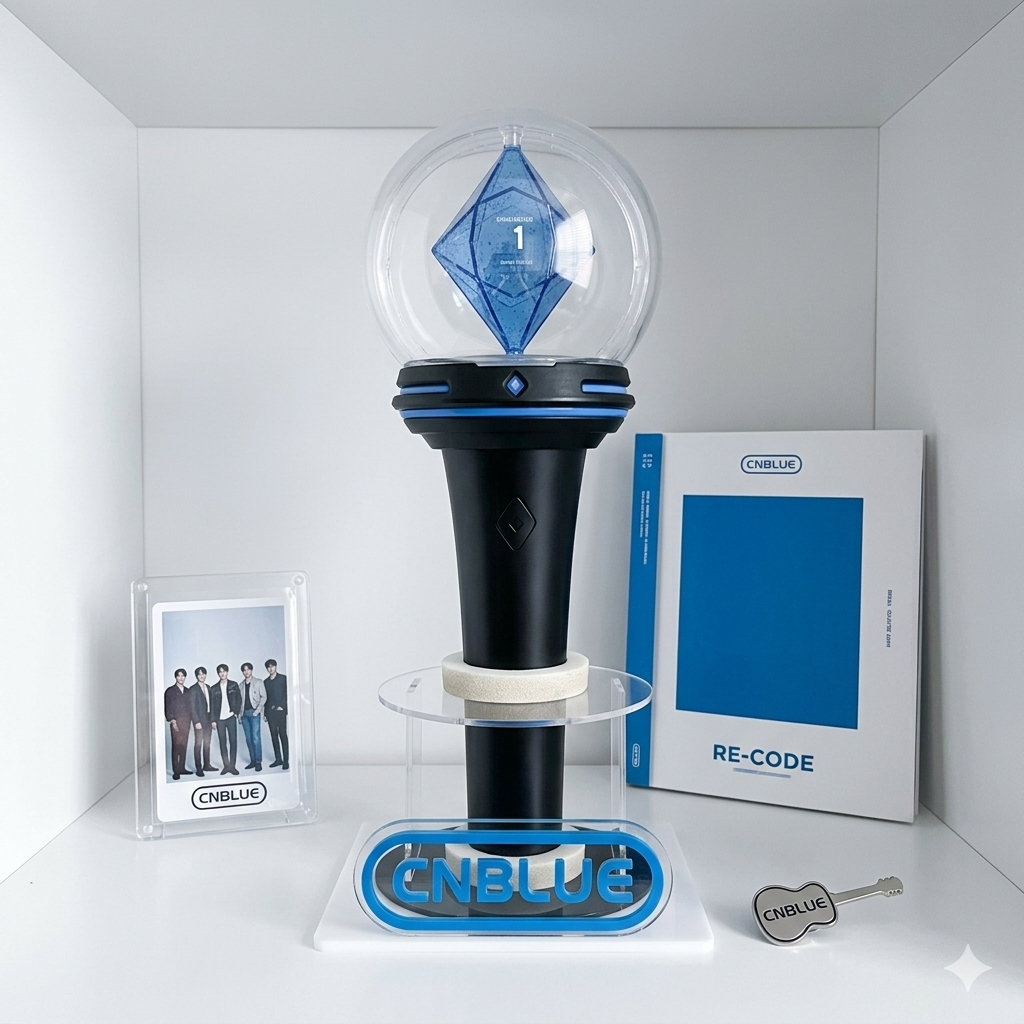 CnBlue Lightstick / Lightstick CnBlue / Rak Lightstick Akrilik / Box Lightstick Akrilik / Standing L