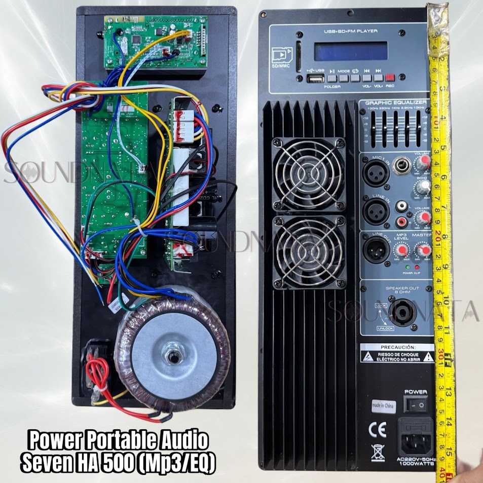 SOUNDnata.audio - Kit Power Portable Audio Seven HA 500 (Mp3/EQ)