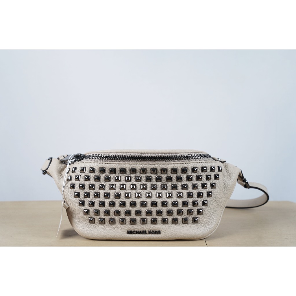Michael Kors - Rhea Zip Pyramid Stud Belt Bag