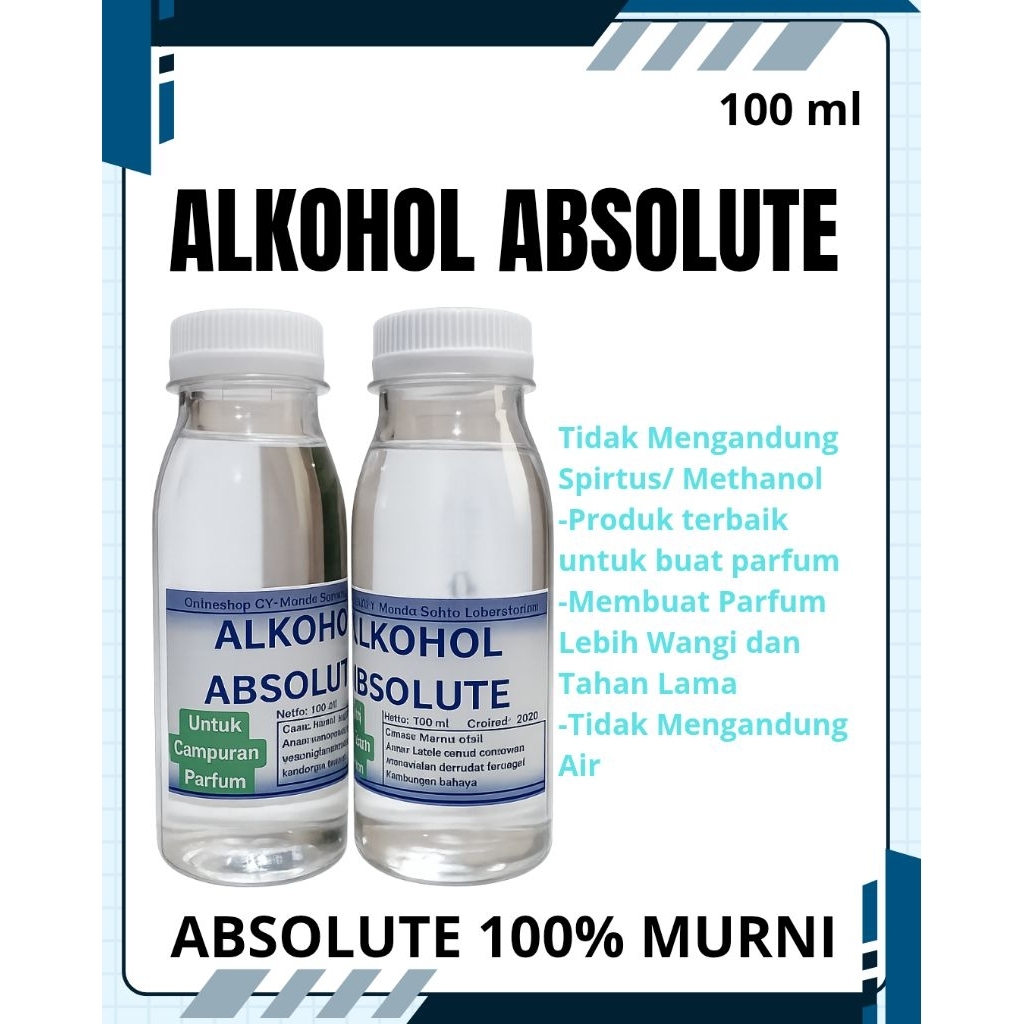 ABSOLUTE PARFUM / ALKOHOL 100% ABSOLUTE / ABSOLUTE 100 ml / ALKOHOL PARFUM