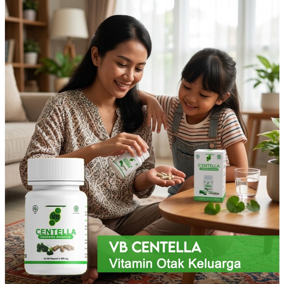 VitaBrain VB Centella Asli Suplemen Otak Anak Pintar dan Cerdas