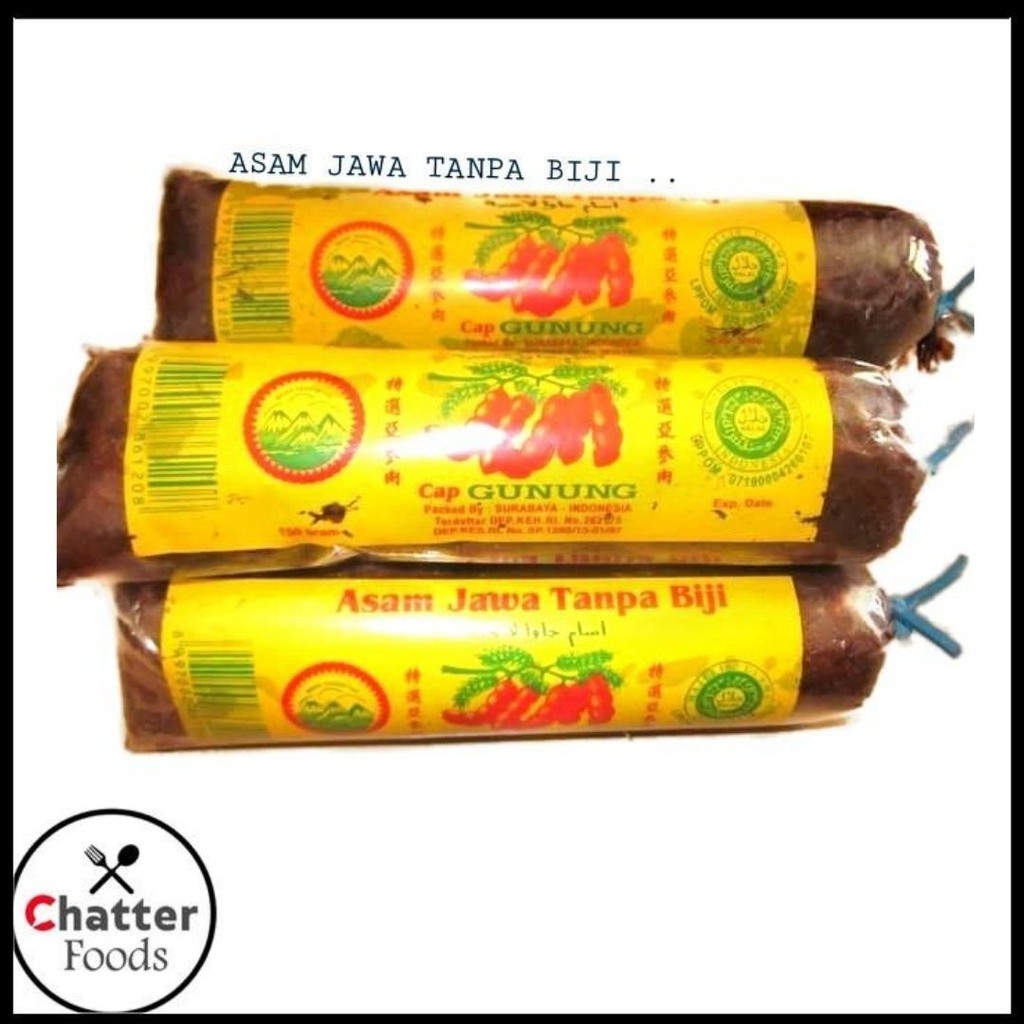 Asem Jawa / Asam Jawa Ada Biji / Asam Jawa CAP GUNUNG ASLI 150 GR