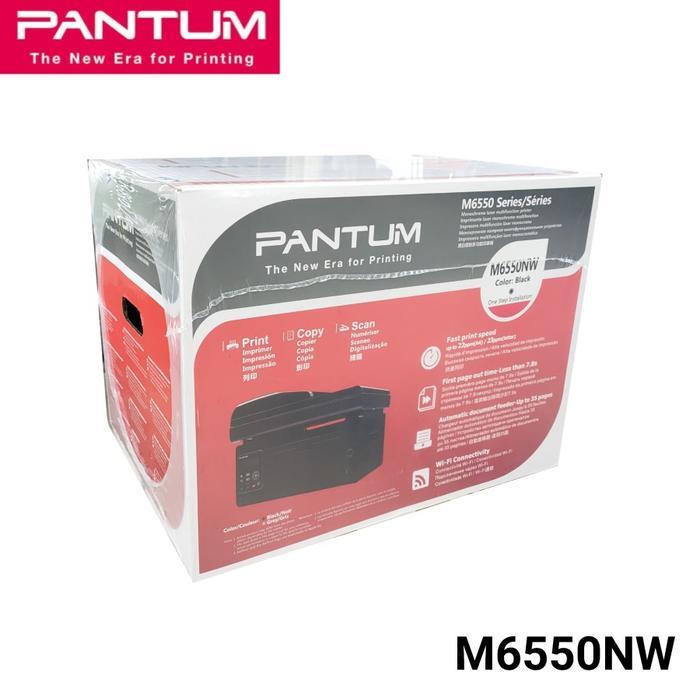 PRINTER PANTUM M6550NW WIFI PRINT SCAN COPY MONO LASER PRINTER