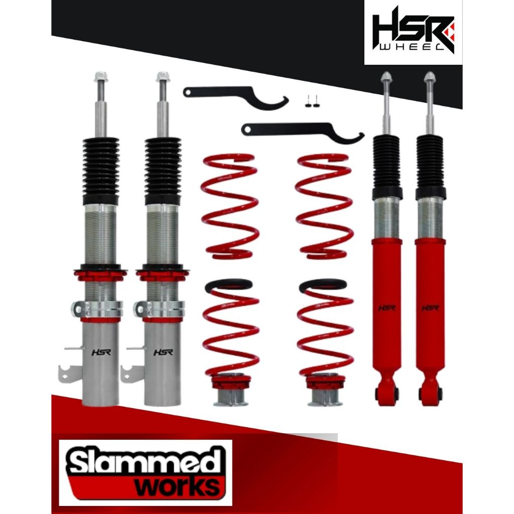 Coilover Hsr Untuk Mobil Toyota Calya Daihatsu Sigra 1 Set Depan Dan Belakang