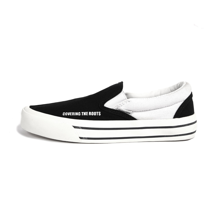 The Don's House SPEAR BLACK - Sepatu Slip On Casual Pria Wanita 39-44