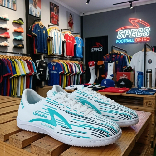 Aversa Sepatu Futsal Specs Reborn Hitam Merah Premium Terbaru Terlaris DiToko