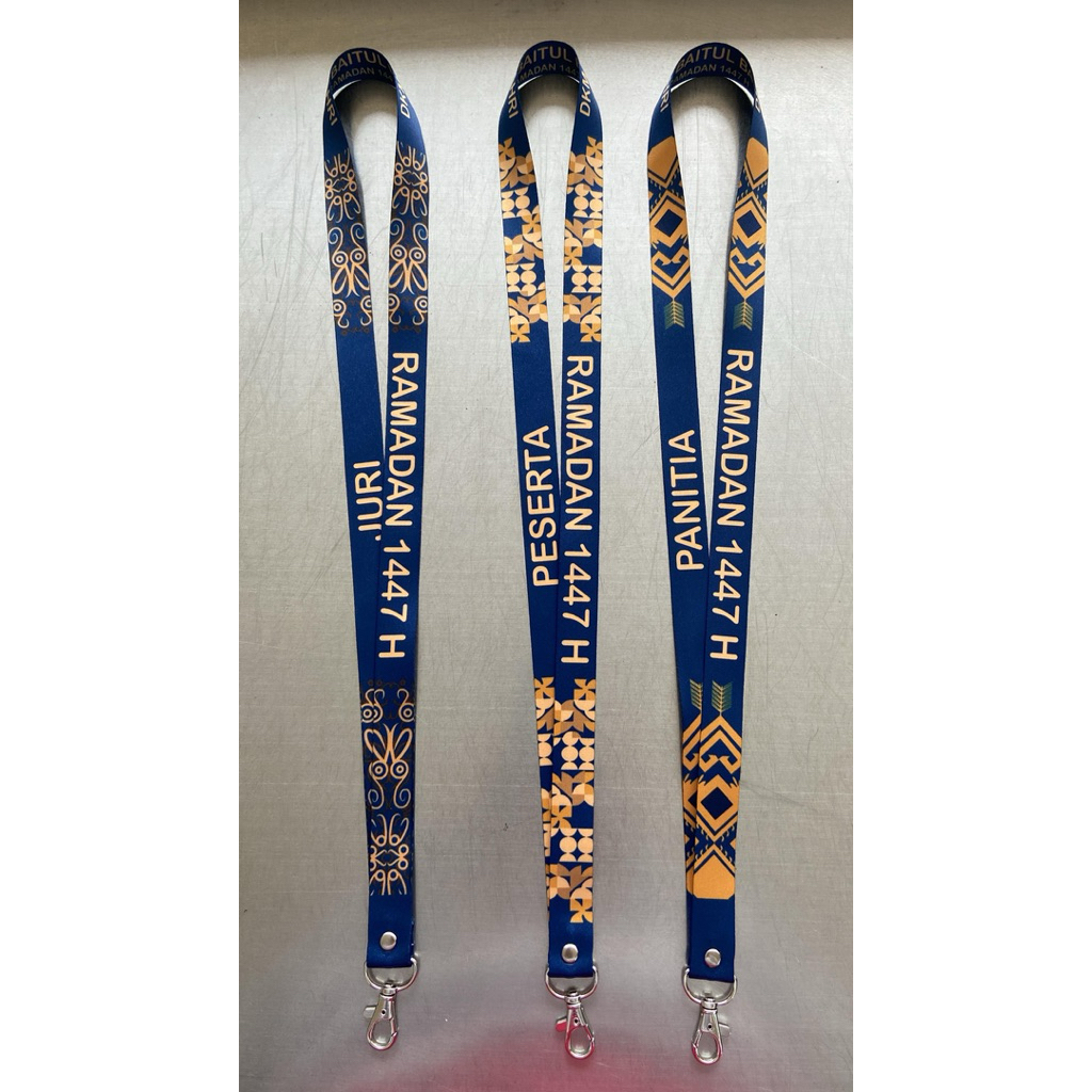 lanyard custom 2 sisi full color