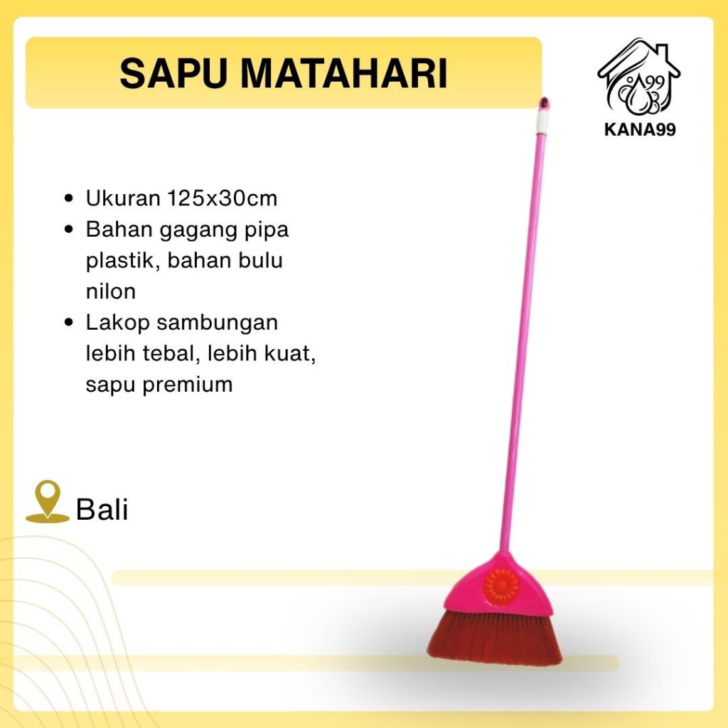 Sapu Matahari Dragon Nilon Lakop Premium Sapu Lantai Senar Kana99