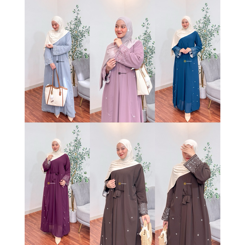 AMEERA ABAYA || abaya bordir || abaya daily