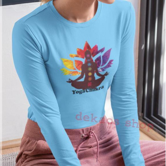 New Kaos Yoga Lengan Panjang Wanita / Kaos Yoga Cewek / Baju Yoga Lengan Panjang Wanita / Tshirt