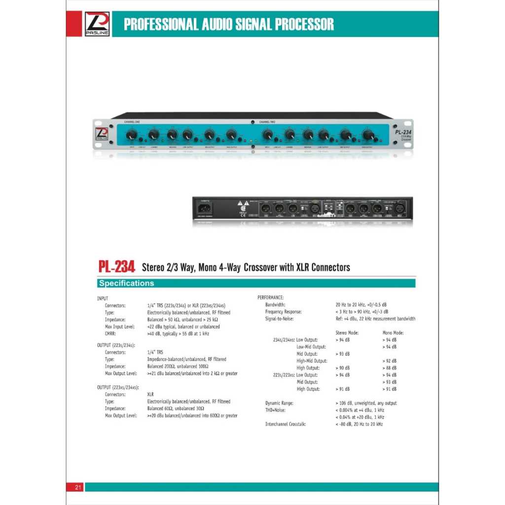 Crossover Pasline PL 234/PL234 Original