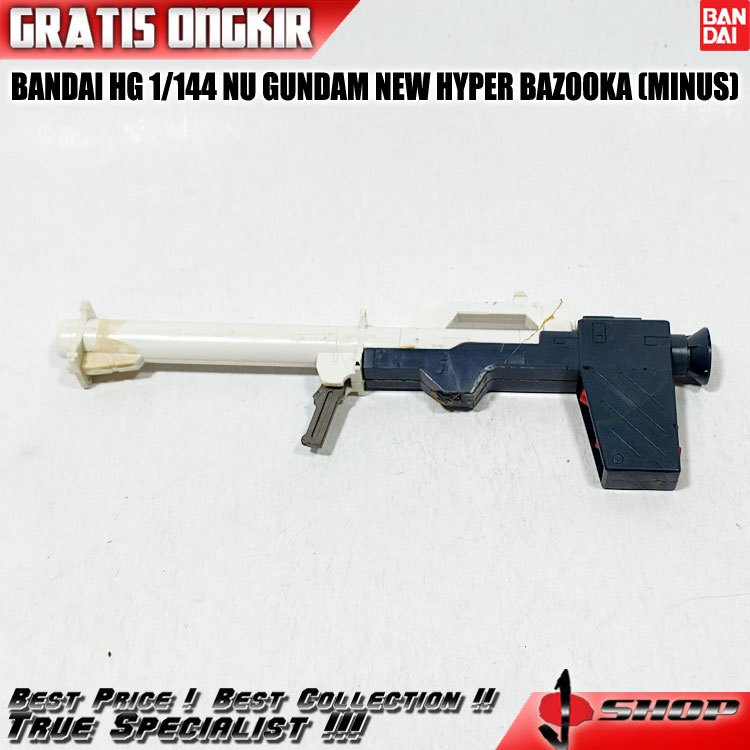 BANDAI HG 1/144 NU GUNDAM NEW HYPER BAZOOKA (MINUS) HG4138