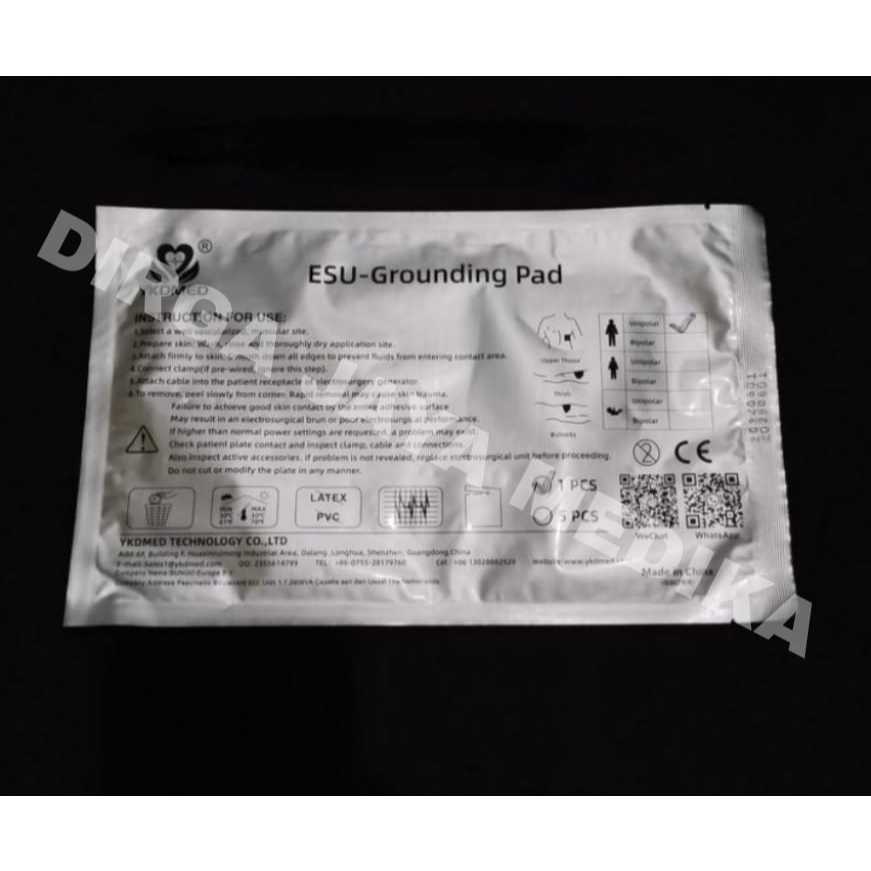 Electrosurgical ESU Ground/Grounding Pad Plate Neutral/Netral Disposable (Bipolar(Split)/Monopolar(N