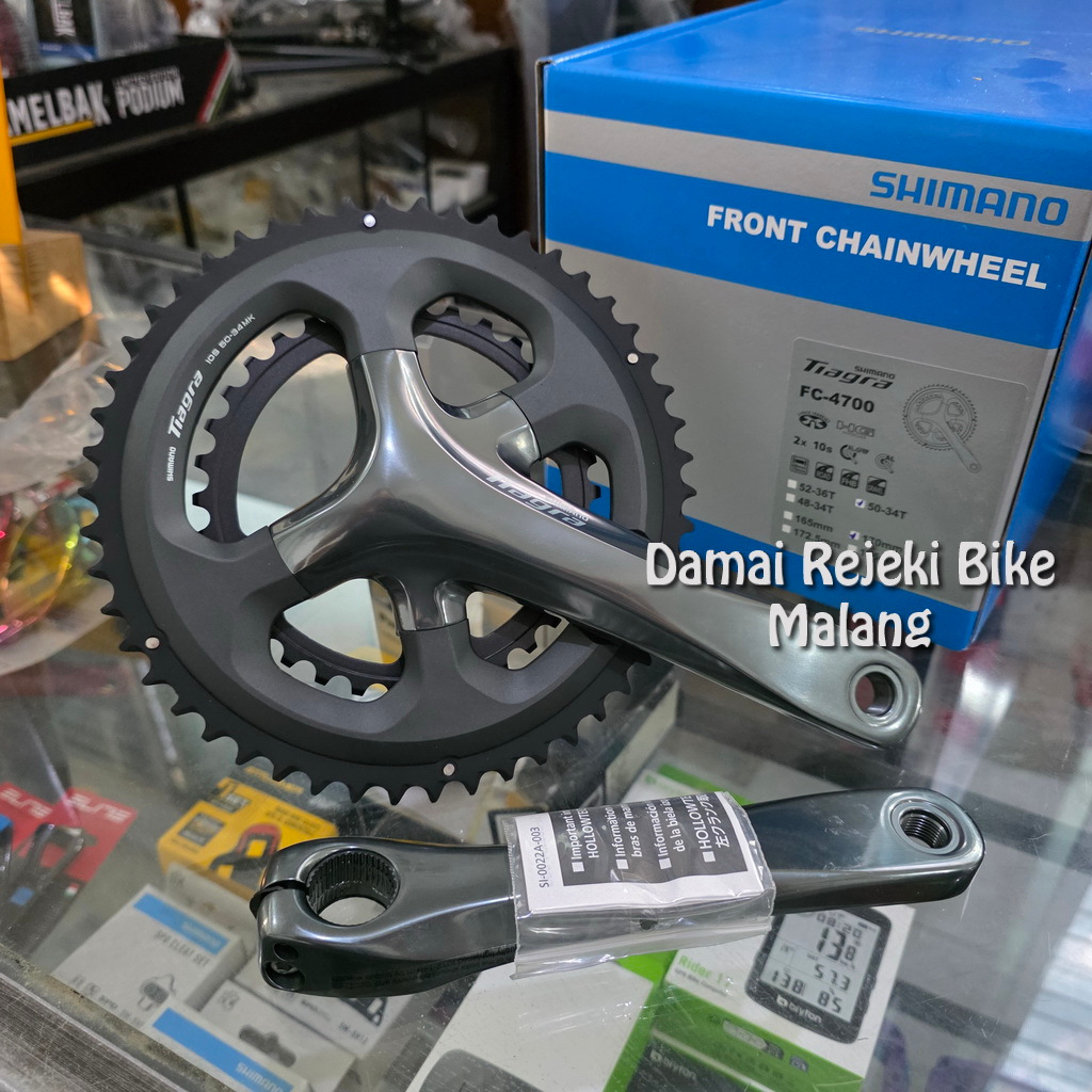Crank set - Crankset Roadbike Shimano Tiagra 4700 50-34T - FC-4700