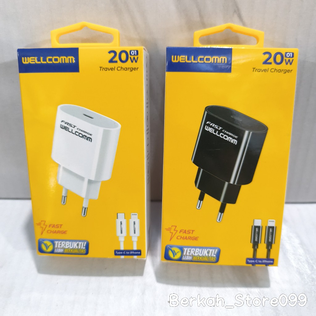 Charger Ces Wellcomm Iphone Lightning 20watt Cepat ip