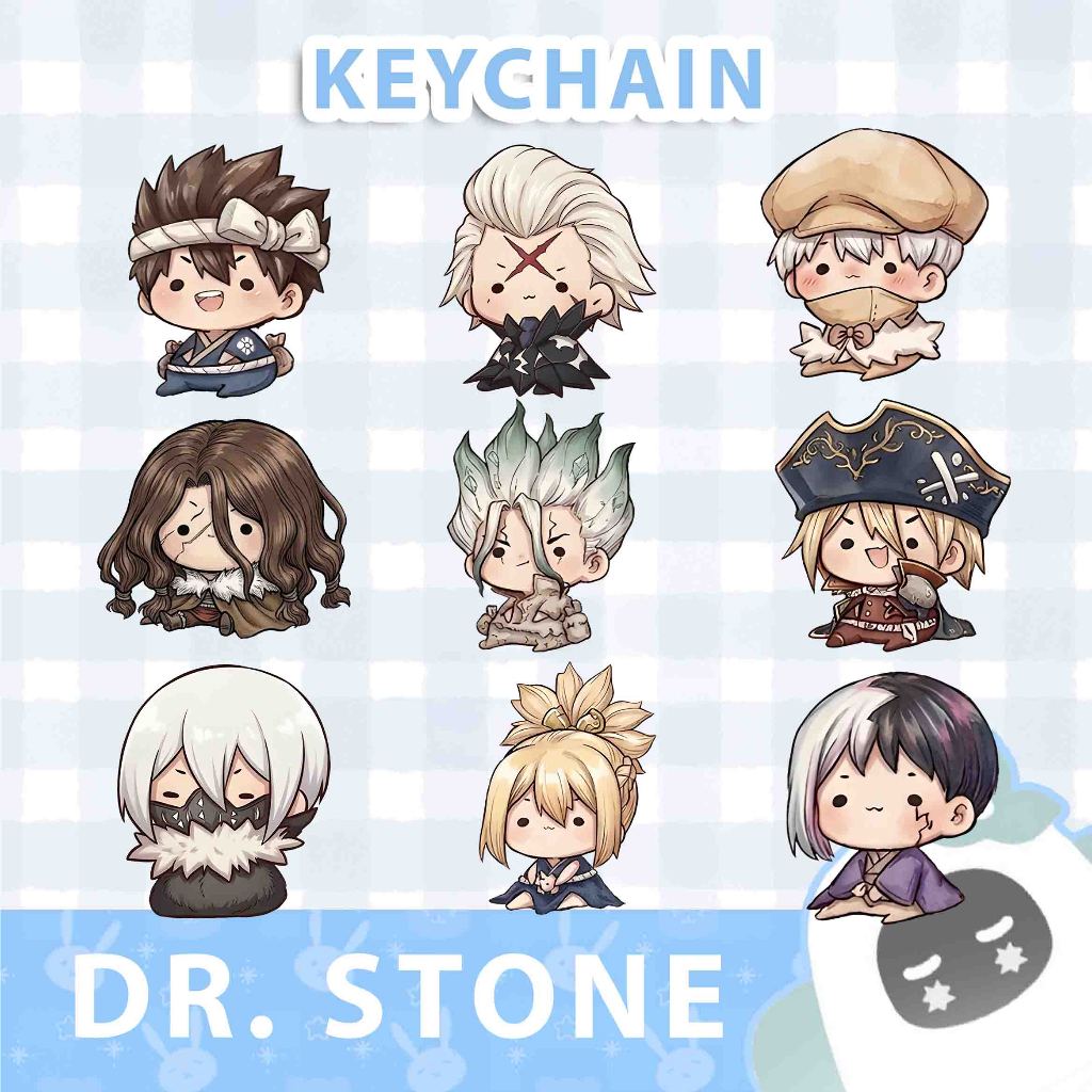 Gantungan Kunci Akrilik / Keychain ANIME DR. STONE MINI