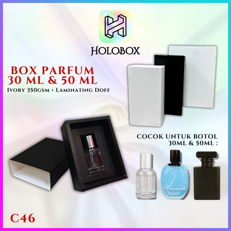 Box Parfum 30 ml 50 ml / Sliding Box Parfum Lelabo / Packaging Parfum / C46