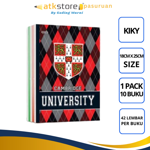 Kiky Buku Tulis 42 Lembar - 1 pak isi 10 pcs