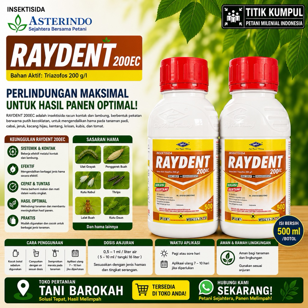 Insektisida RAYDENT 200EC 500 ml