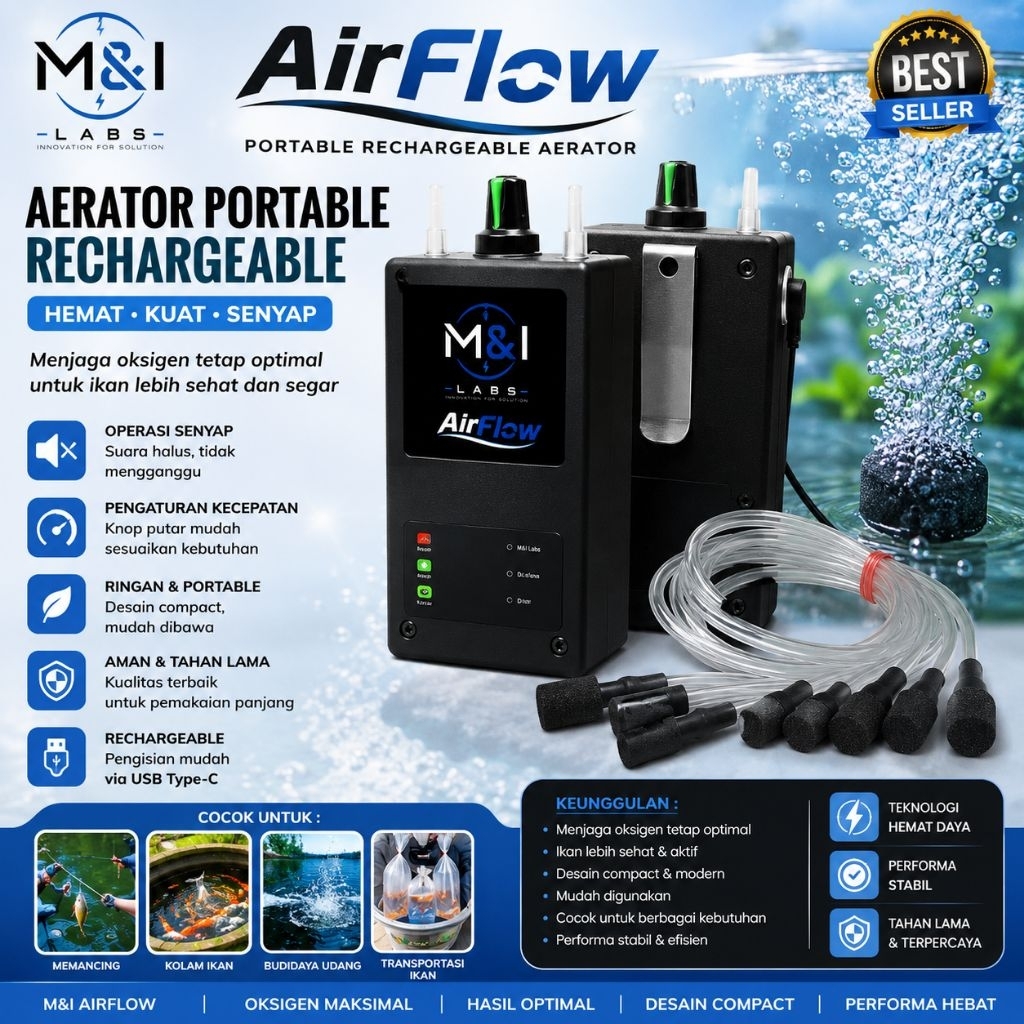 Aerator mancing portable charger / aerator cas potensio