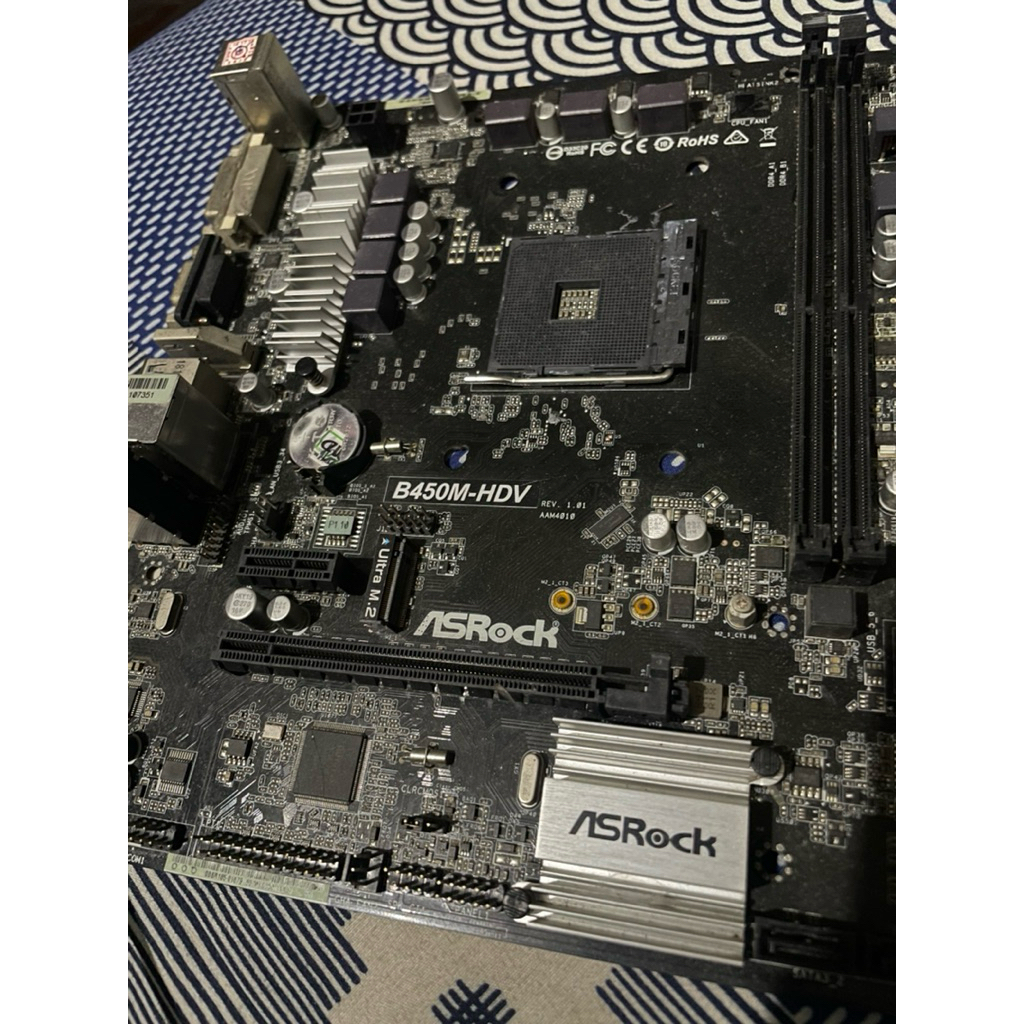 Motherboard Asrock B450m