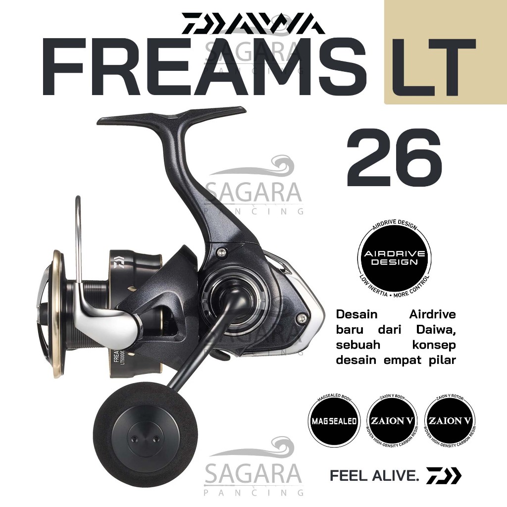 Reel Daiwa Freams LT | Reel Casting | Reel Jigging | Reel Galatama | Reel Pancing Spinning