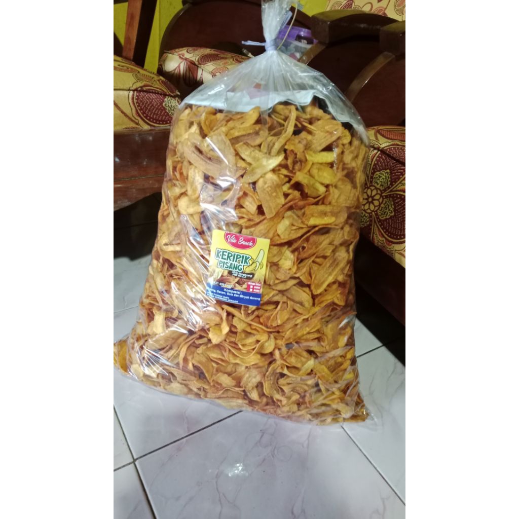 kripik pisang kepok manis