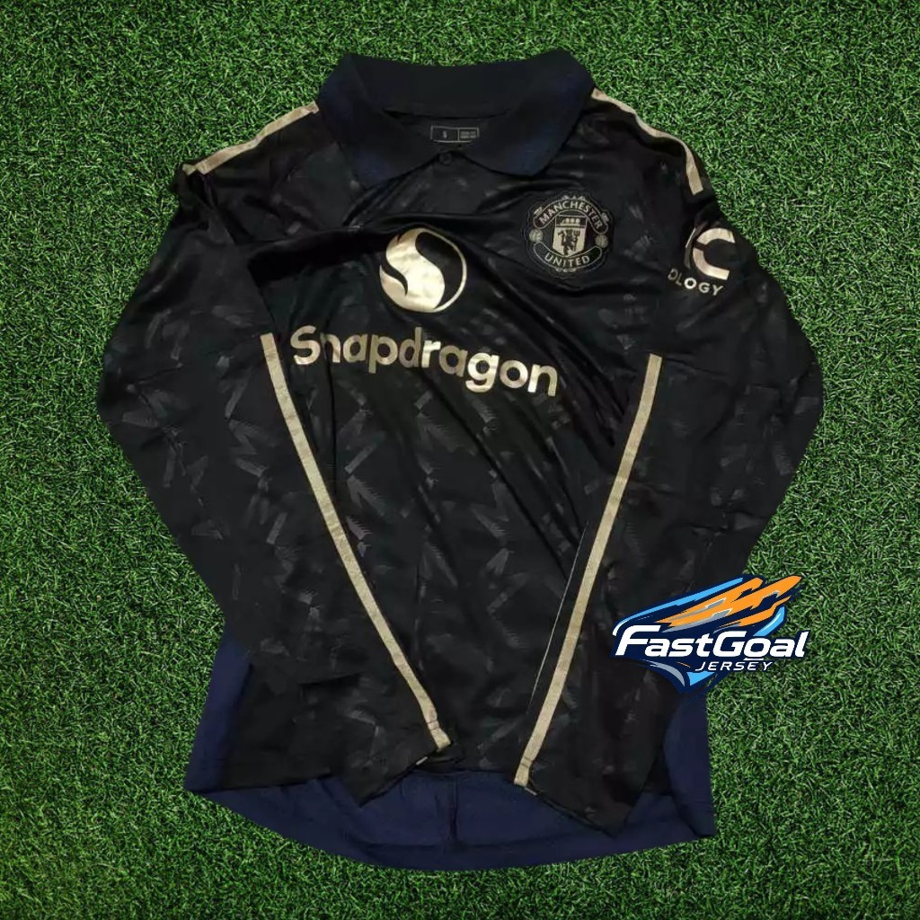 LONGSLEEVE FANS JERSEY BOLA MU AWAY 2024/2025 NEW GRADE ORI