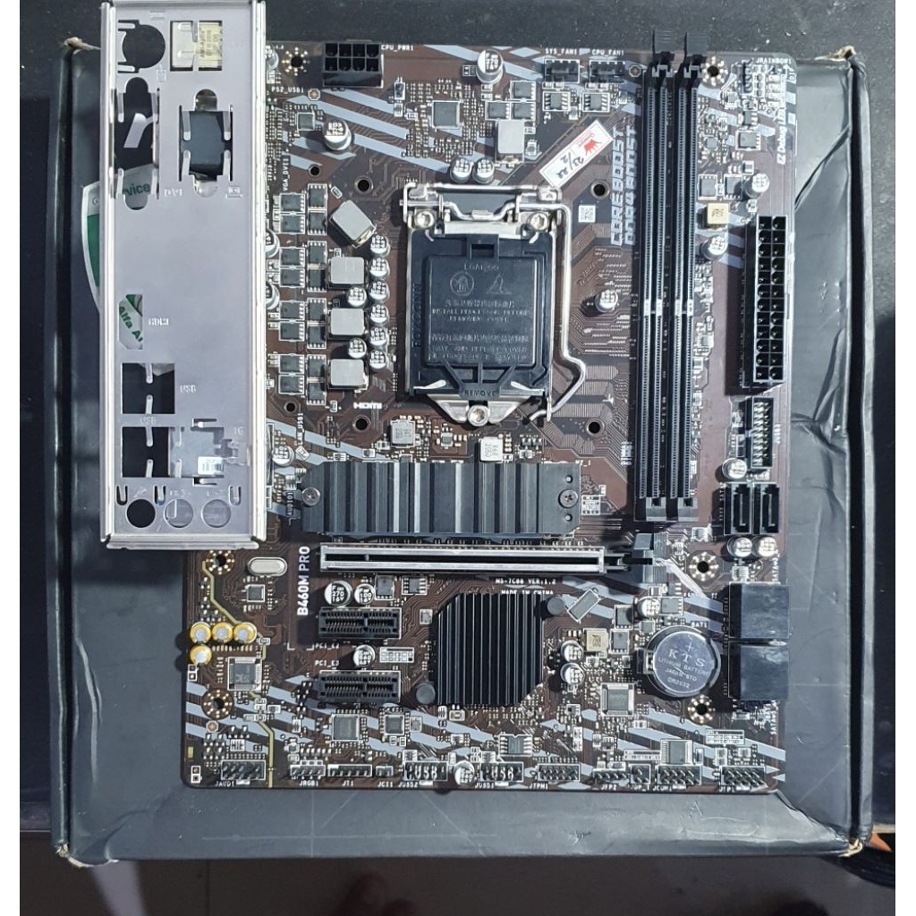 Motherboard Intel B460 ATX LGA 1200 - Dukungan Prosesor Generasi Ke-10, DDR4, PCIe 3.0 x16, M.2, USB 3.2 Gen 1