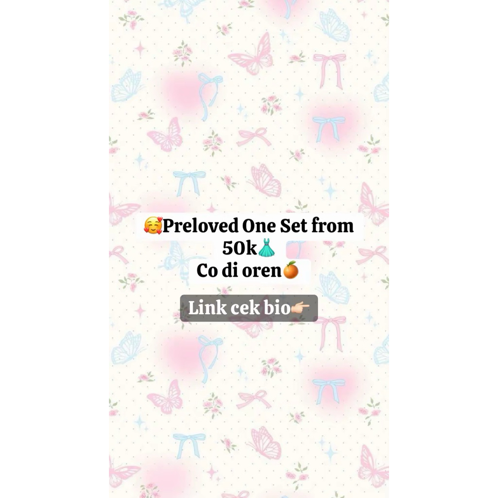 Preloved One Set
