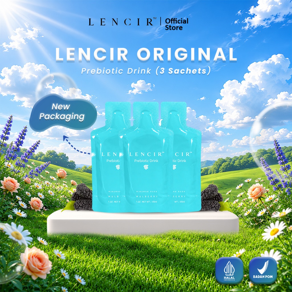 Lencir Strong - Minuman Diet Prebiotik Black Ruby Plum