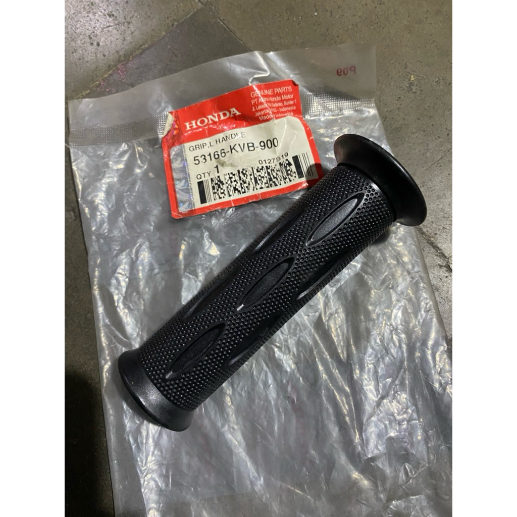 HANDGRIP KIRI HONDA BEAT KARBU VARIO KARBU SPACY KARBU ORI AHM 53166KVB900 53166-kvb-900