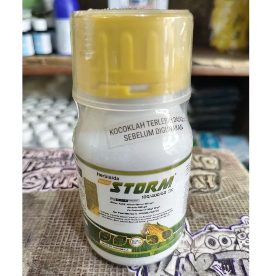Herbisida Sagri Storm 100/400/50 SC 250 Ml - Herbisida Selektif Jagung