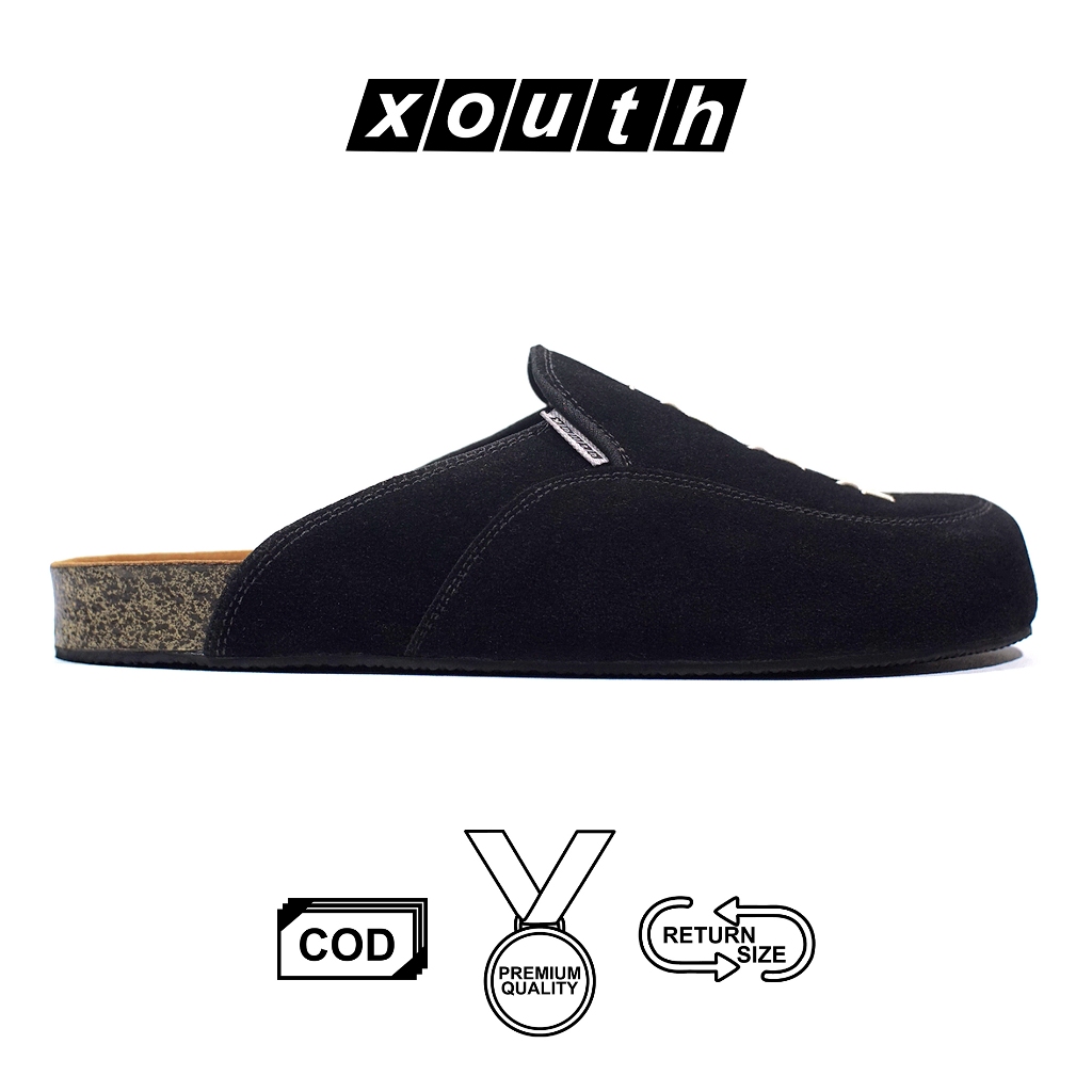 anxiety sandals black - sandal xouth