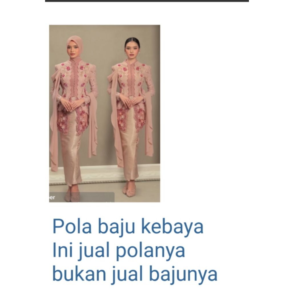 pola baju kebaya