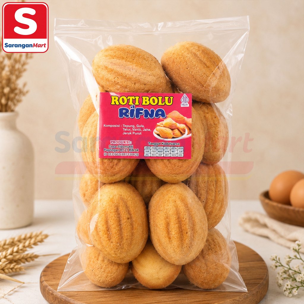 Bolu Telur Roti - Roti Khas Magetan Madiun I Roti Endog