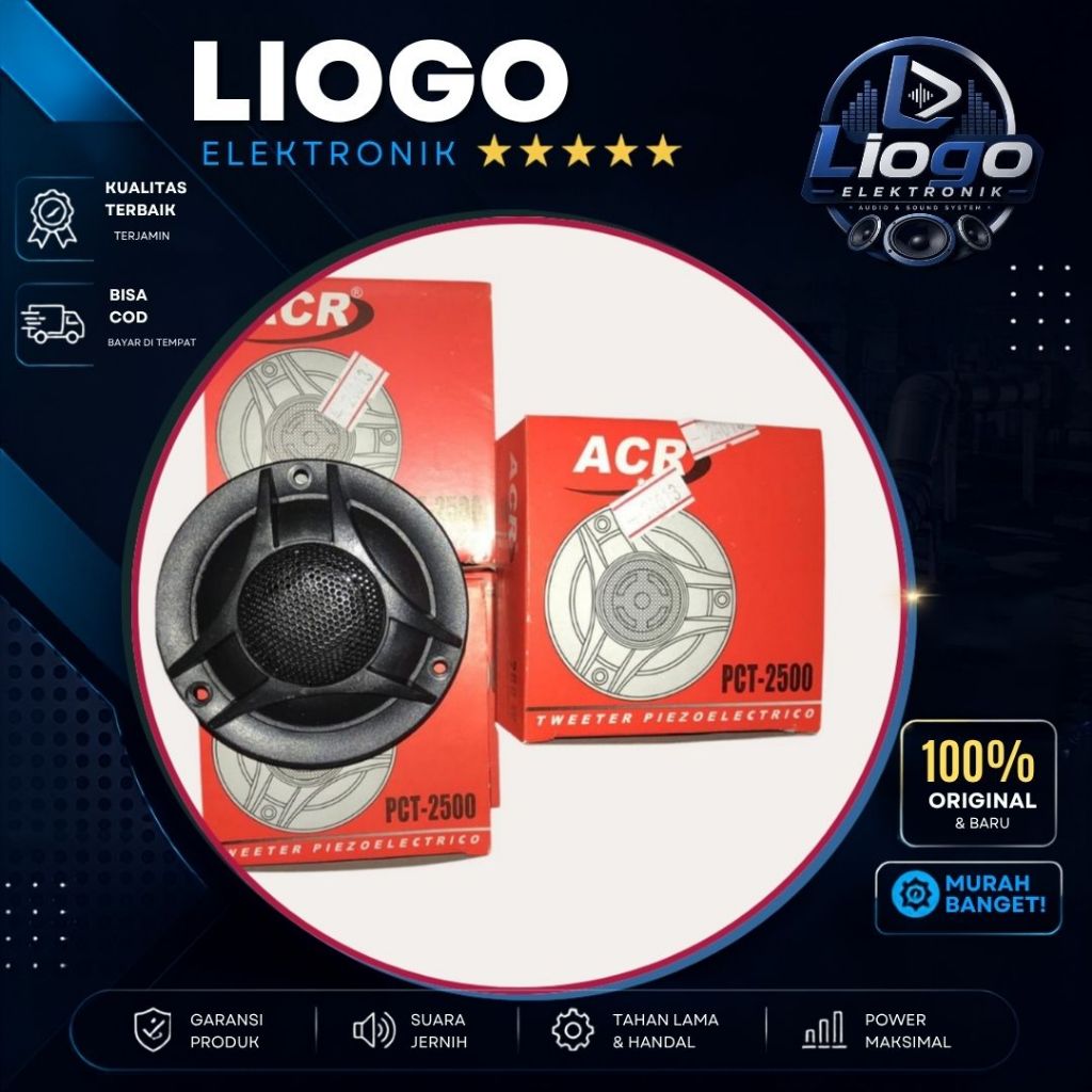 Tweeter ACR PCT 2500 Tweeter Speaker Aktif ACR PCT-2500 PCT2500