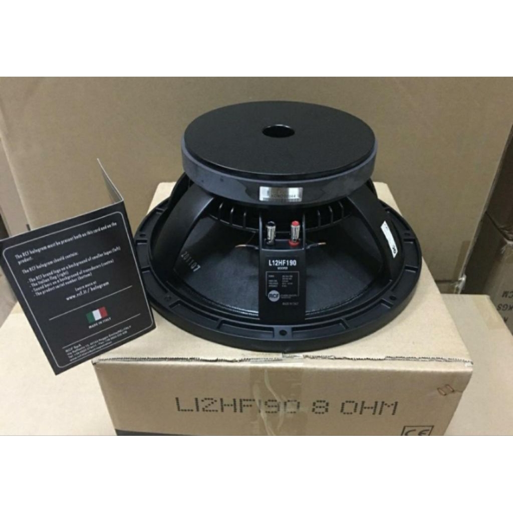 KOMPONEN SPEAKER RCF 12HF190/12 HF190 12 inci Mid low