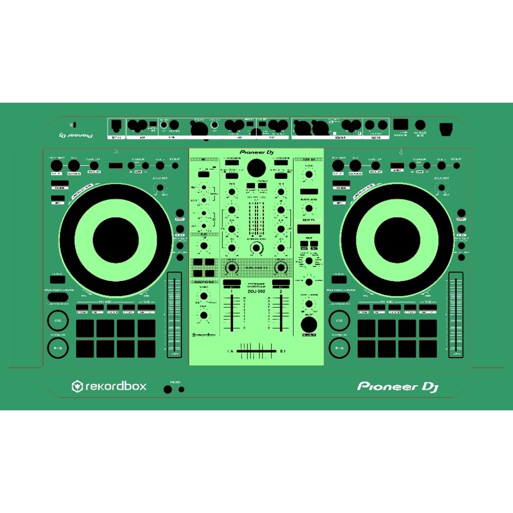 sticker pelindung alat dj musik DDJ-800